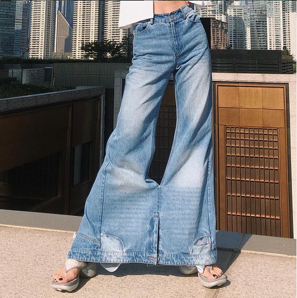Double-Waist Jeans
